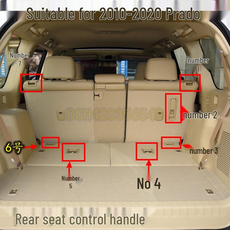 Ручка-рычаг для складывания спинки заднего сиденья Toyota Land Cruiser Prado 150 2018-2022 Prado Model 5