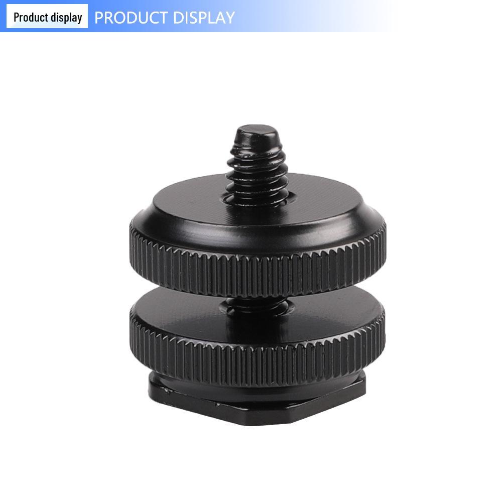 Metal Hot Shoe Conversion Screw: Standard Up/Down Locking, Single/Double Layer, 1/4" & 3/8" Options