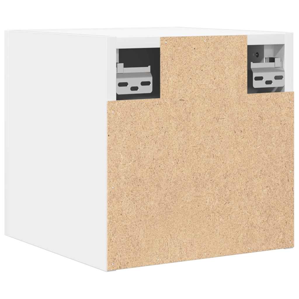 TV Wall Cabinets 2 pcs White 30.5 x 30 x 30 cm