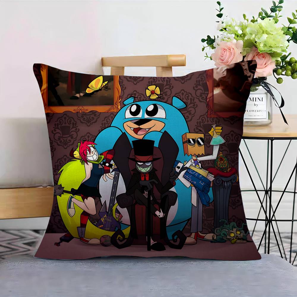 Cartoon Villainous Anime Personalized Pillow Cover Kids Bedroom Wild Party Decor Pillowcase Kid Birthday Shower Gift