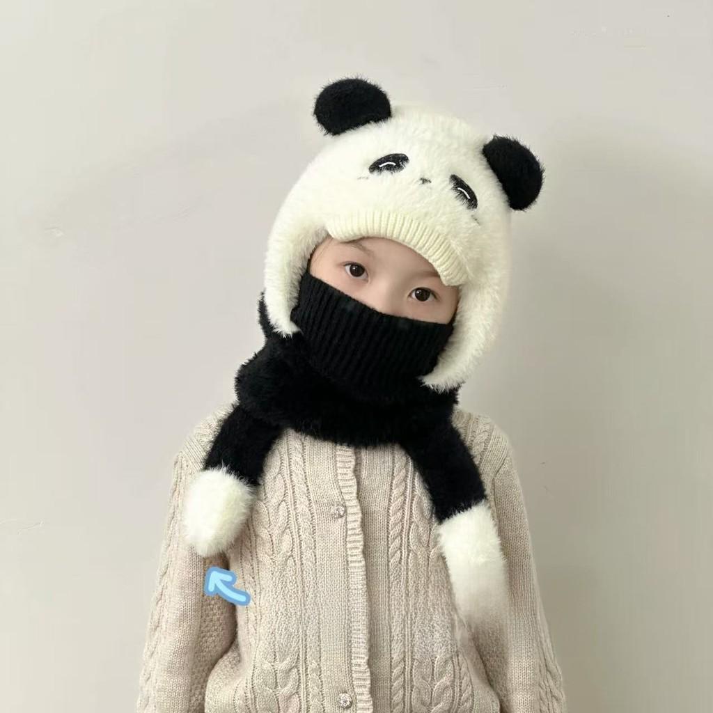 Kids Winter Beanie With Thick Fleece And Integrated Face Mask For Boys And Girls