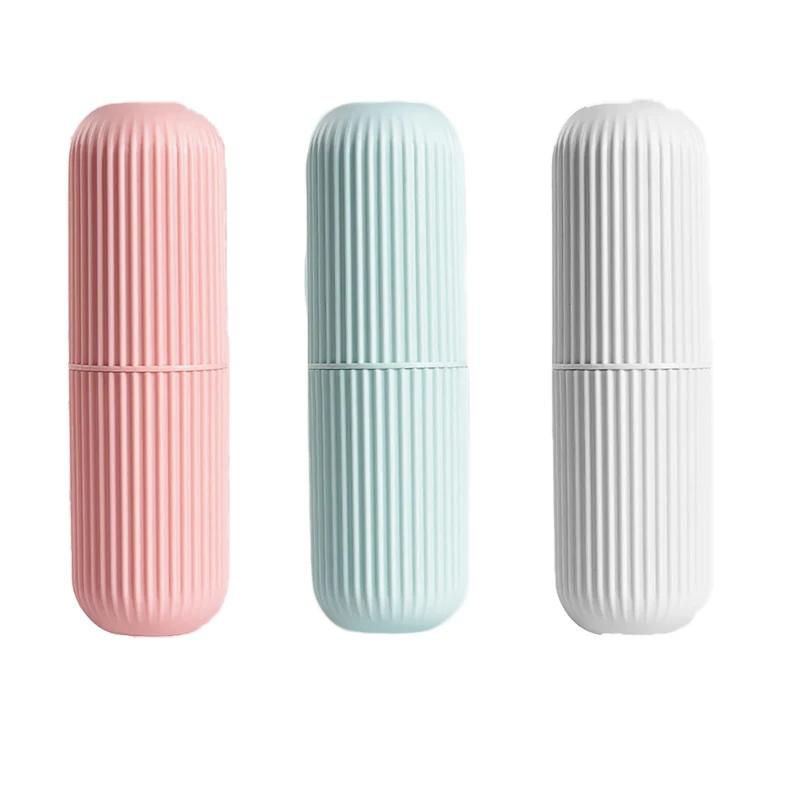 Travel Portable Toothbrush Cup Bathroom Toothpaste Holder Storage Case Box Organizer Travel Toiletries Storage Cup New Creative