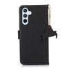 For Samsung Galaxy S26+ Lommebokdeksel Anti-Fall Ekte Kuskinn Telefondeksel RFID-blokkering