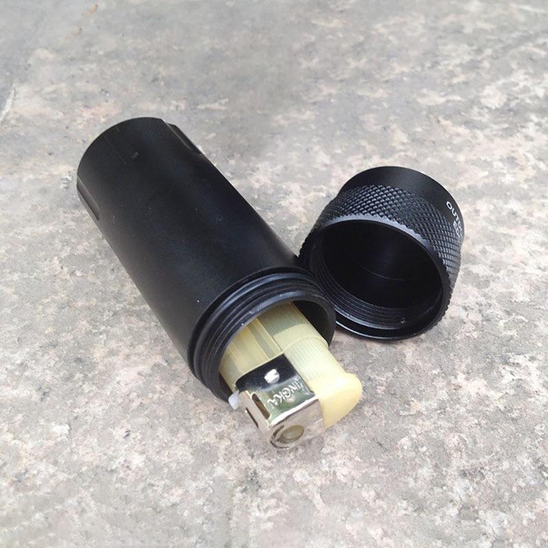 Aluminiumlegierung Wasserdichte Kapsel-Dichtungsflasche Tragbar Outdoor-Camping Feuchtigkeitsgeschützter Behälter Medizin-Dichtung EDC Kapsel-Flasche