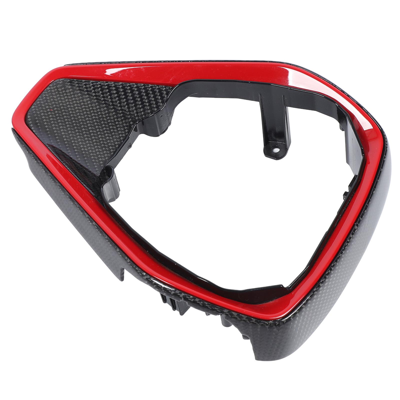 Carbon Fiber Steering Wheel Center Frame Cover Interior Car Steering Wheel Panel Moulding Trim for Camry 2018 to 2024