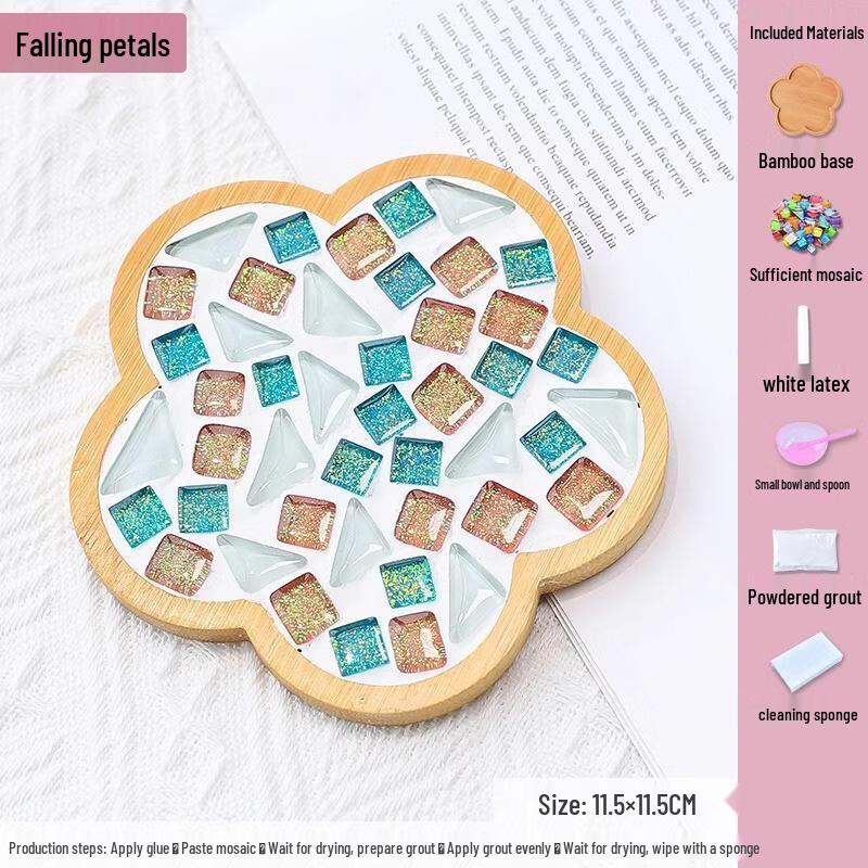 Набор для самостоятельной сборки мозаичных подставок под кружки JINGRX