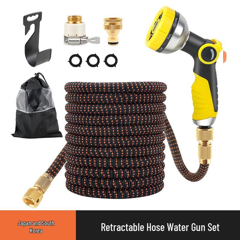 Retractable High-Pressure Water Hose for Car Wash, Gardening, and Sprinkler Use