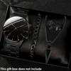 1 Set Fashionable Business Men'S Watch Necklace Ring Stylish Men'S Quartz Watch Christmas Halloween Gift