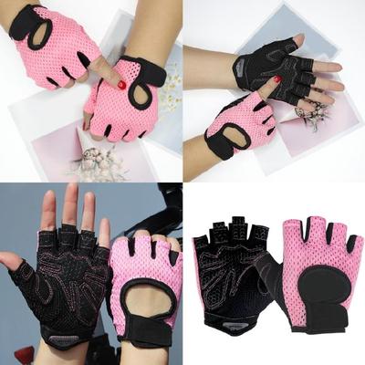 1 Pair Fitness Training Glove Antislip Half Finger Workout Glove Gym Bodybuilding Glove Weightlifting Glove Women Men