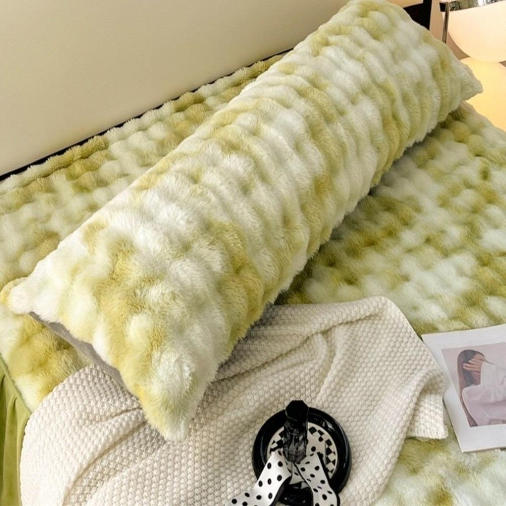 

48x120 48x150 Plush Pillowcase Extended Size Cushion Cover New Pillow Case Home Decor 48x120cm зелений