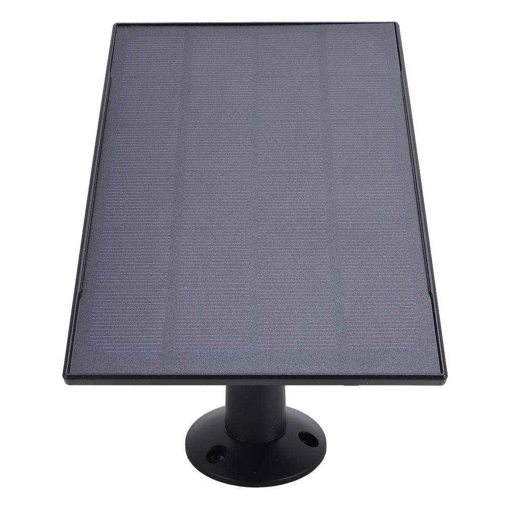 8W Solarpanel für Vogelhaus-Kamera Typ C IP66 Wasserdicht 360-Grad-Halterung Türklingel Solarpanel für Wiederaufladbare