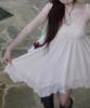 Ilio [Bit-O X Ilio] Peach Asymmetric Chiffon Dress