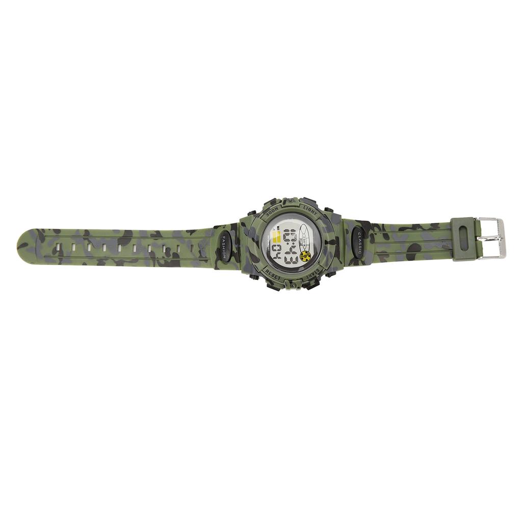 Ceas Sport Impermeabil Nocilucent Cronograf Ceas pentru Bărbați Cadou pentru Studenți Culoare Camuflaj Exterior