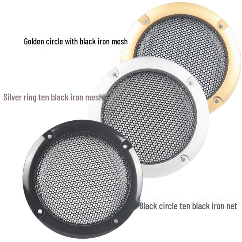 3" Speaker Horn Grille Decorative Ring - Colors: Tycoon Gold, Black, Silver