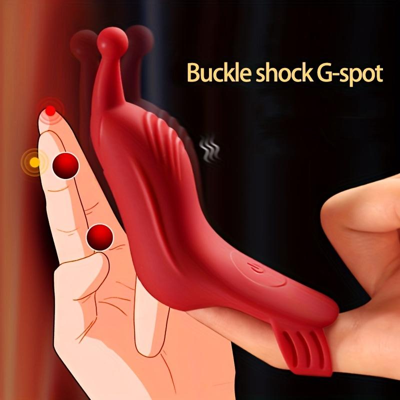 Wiederaufladbarer Silikon-Finger-Vibrator: 10 Vibrationsmodi, Perfekt für G-Punkt- & Klitorisstimulation!