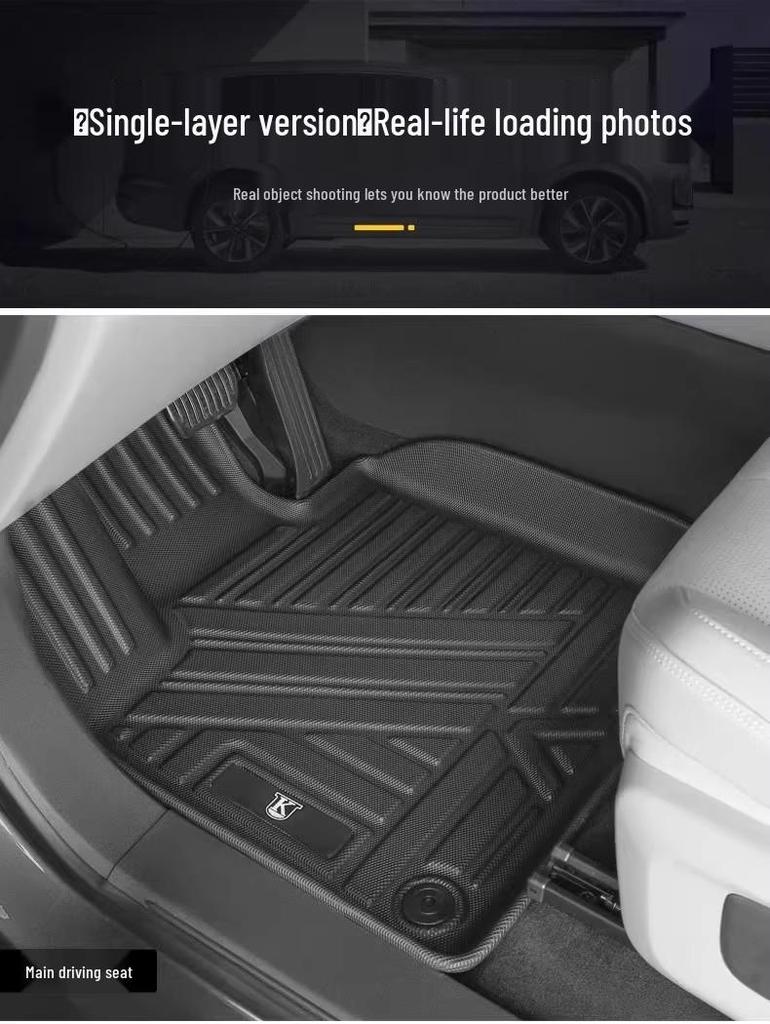 Waterproof, Eco-Friendly TPE Wear-Resistant Floor Mats for 2023-2025 Honda Civic Hatchback (RHD)