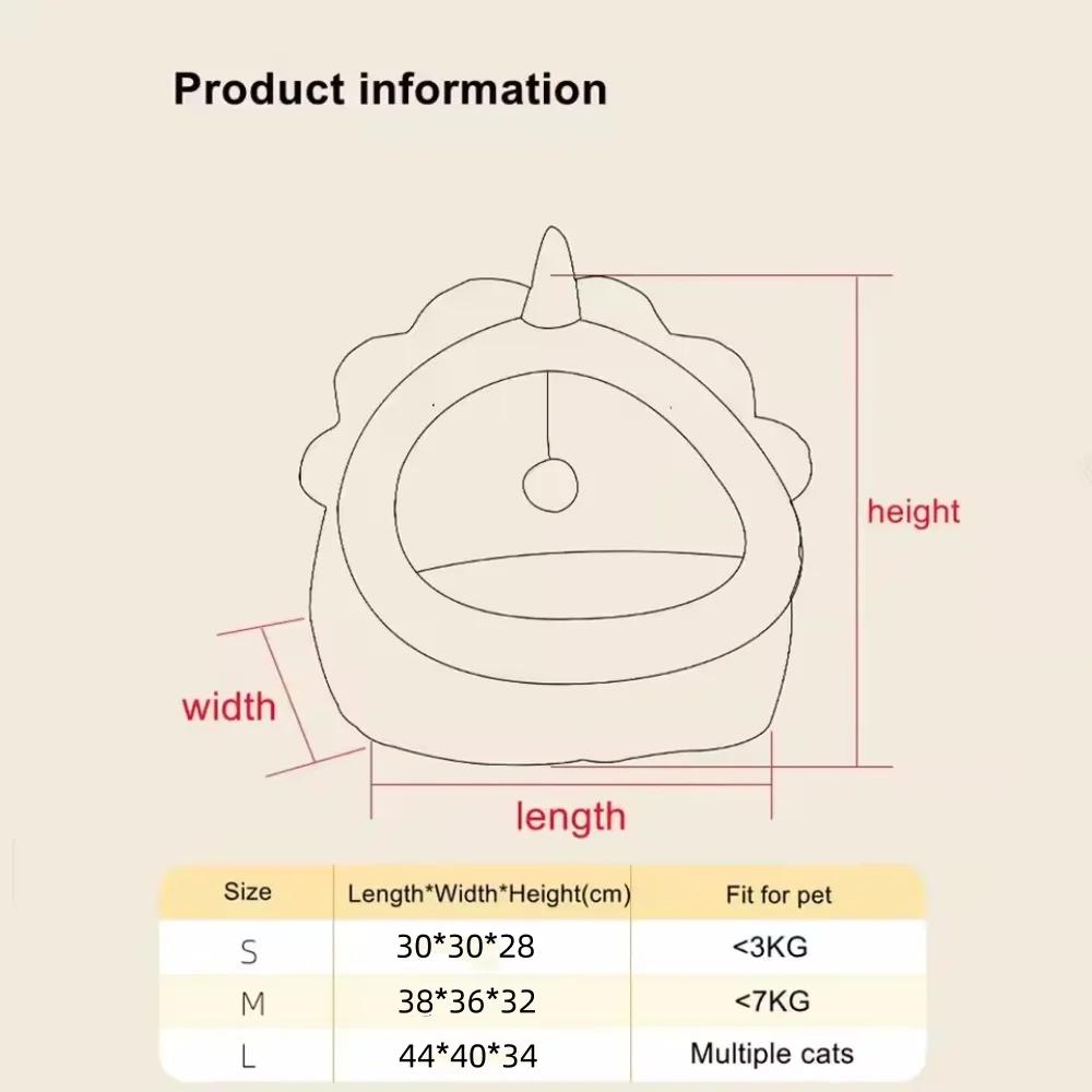 For Cat Pad Bed Sweet Soft Warm Pet Basket Cozy Kitten Lounger Cushion Pet House Tent Small Dog Mat For Washable Cats winter Bed