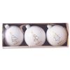 3Pcs 6cm Wooden Christmas Balls Shatterproof Decorative Christmas Tree Pendants Reusable Christmas Ball Decorations Party Favors