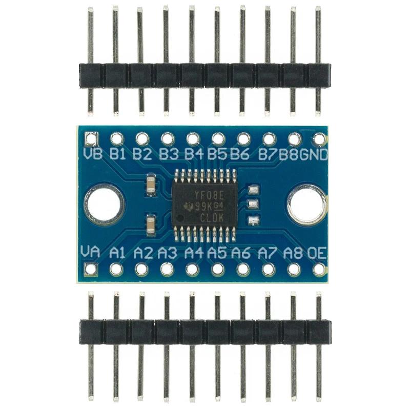 1-10pcs 3.3V 5V TXS0108E 8 Channel Logic Level Converter Convert TTL Bi-directional Mutual Convert D64 TXS0108 5pcs 10pcs