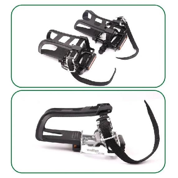 Wellgo Mountain Bike Pedals Bearing Foot Pedals with Dog Mouth M248 Universal Pedal Bicycle Riding Equipment Accessories