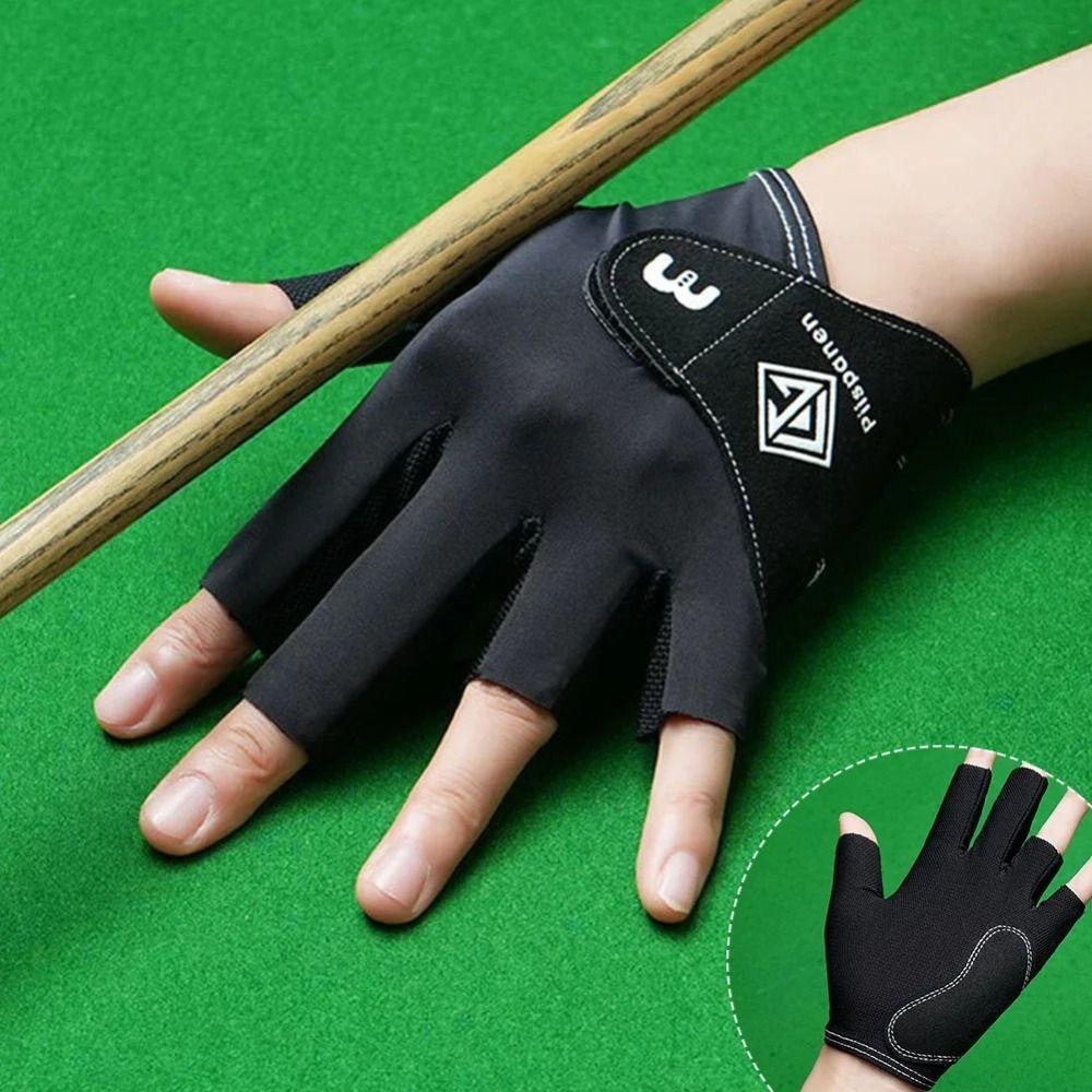 Left Hand Billiards Gloves Anti-slip Billiard Training Gloves Snooker Glove  Men And Women