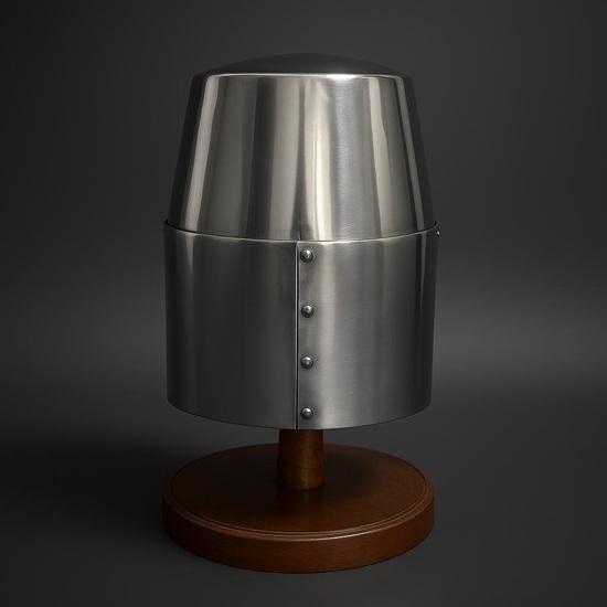 Handmade Medieval 14th Century Great Helmet Perfect for Renaissance Fair, Cosplay, LARP, or Halloween Costume Authentic Steel Armor Replica