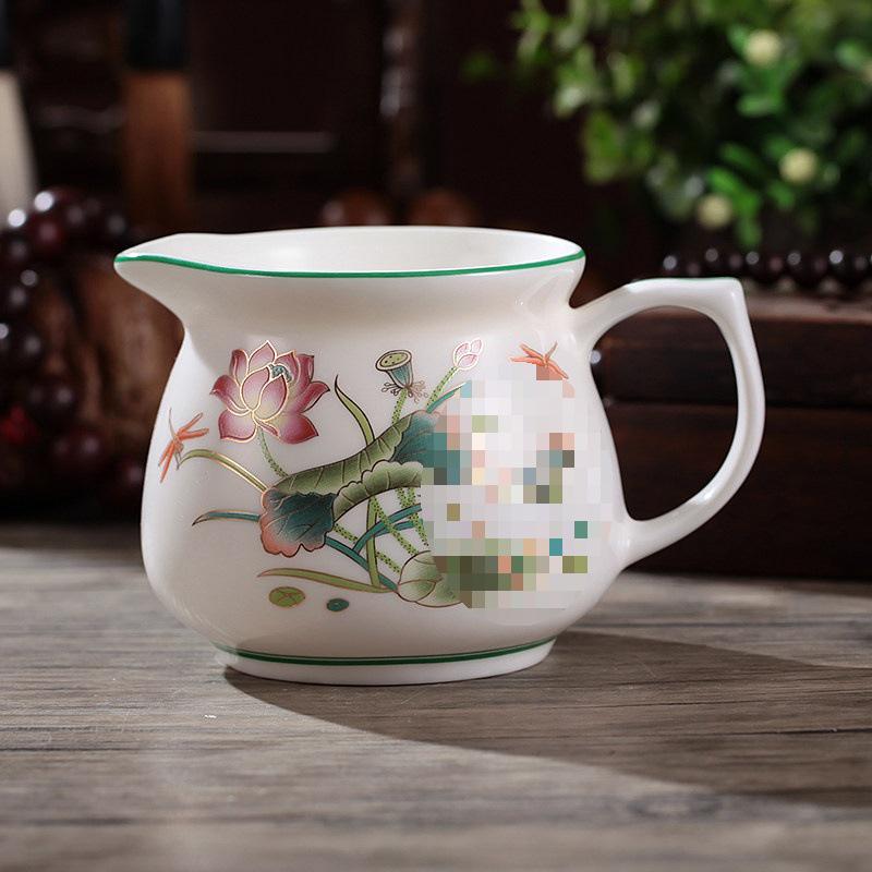 Tea Sea Blue & White Porcelain Gong Dao Bei: 250ml Spare Parts Milk Jug & Tea Separator Cold Pot.