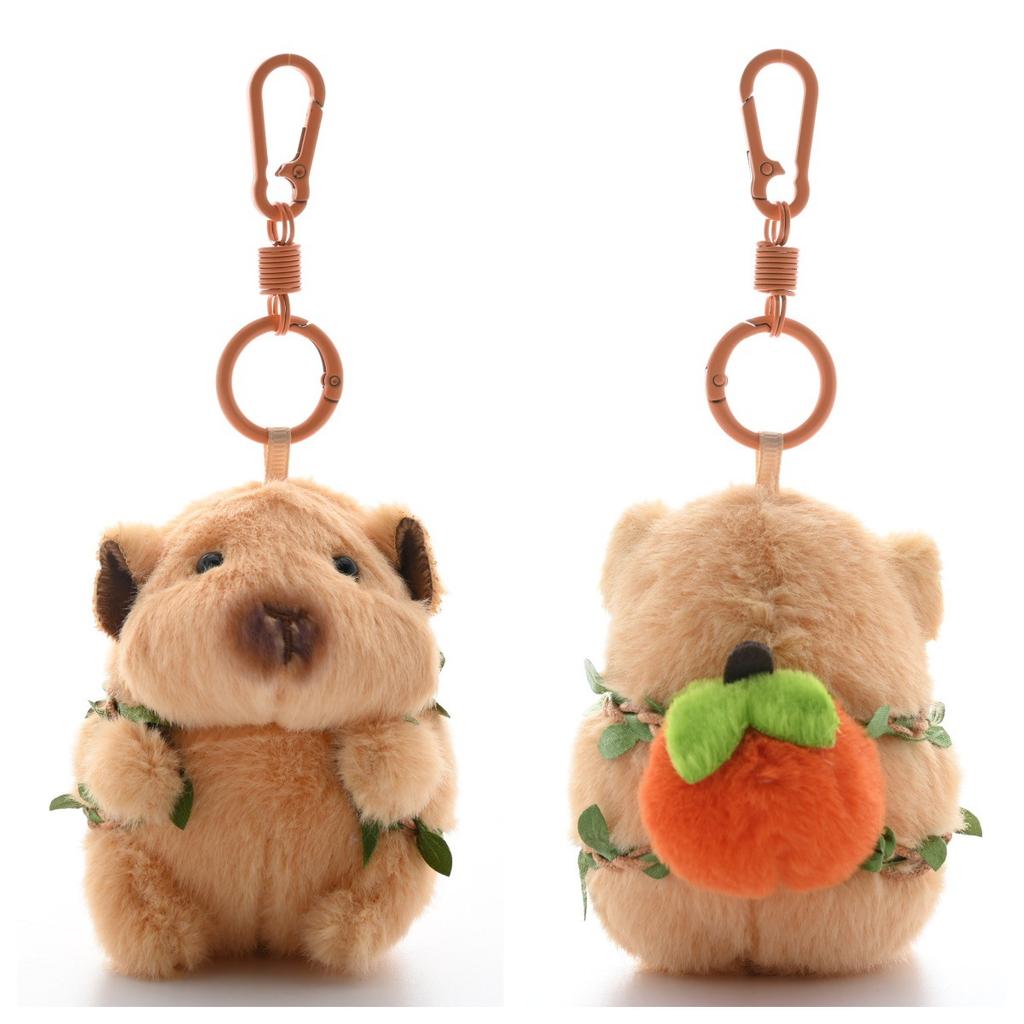 Cute Doodle Dutch Pig Family Plush Keychain Fun Doll Pendant Soft Cute Hanging Ornaments