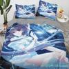 Anime Kawaii Bedding Set Japan Anime Loli Duvet Cover Set Kids Bedroom Cartoon 3D Printed Quilt Cover Bedroom Gift