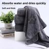 Super Absorbent Pet Dog Towel Microfiber Embroidered Big Puppy Bathrobe Quick-Drying Thickened Pet Bath Towel Pet Supplies