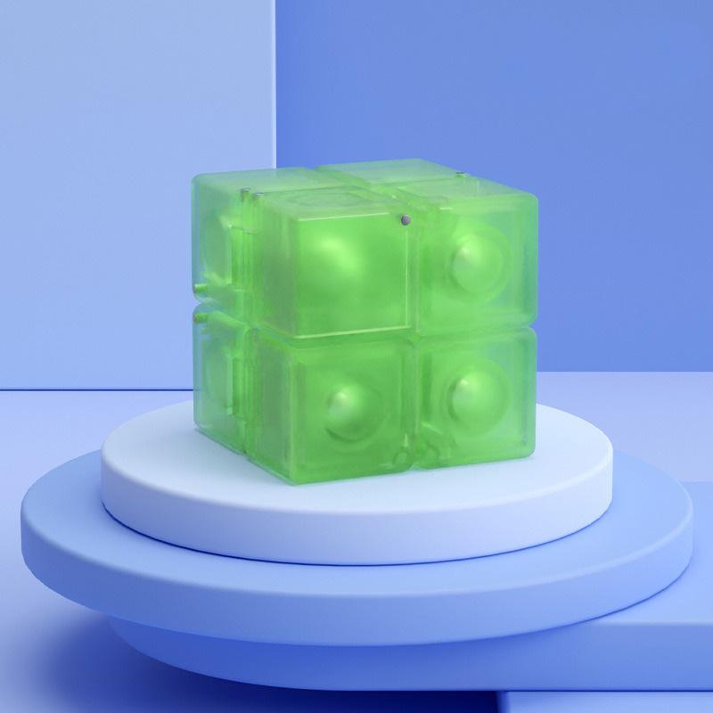 SENGSO Infinity Cube, Fidget Cube Nieuwe Versie Fidget Vinger Speelgoed voor Stress en Angstverlichting ADHD, Ultra Duurzaam Sensorisch Speelgoed