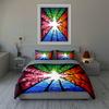 Vibrant Seasonal Trees. Bedding Duvet Cover Sets Duvet Covers Pillowcases Gifts (1 * Duvet Cover 2 * Pillowcases, Without Duvet Insert)
