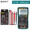 ZOYI Digital Multimeter ZT-98/100/101/102/102A Auto Ranging 6000 counts AC/DC Ammeter Voltmeter Ohm Hz Ture RMS tester Portable