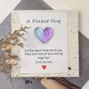 8pcs Cute little heart pocket hug, decorated pocket hug with encouragement card, special birthday, wedding, party, Valentine's