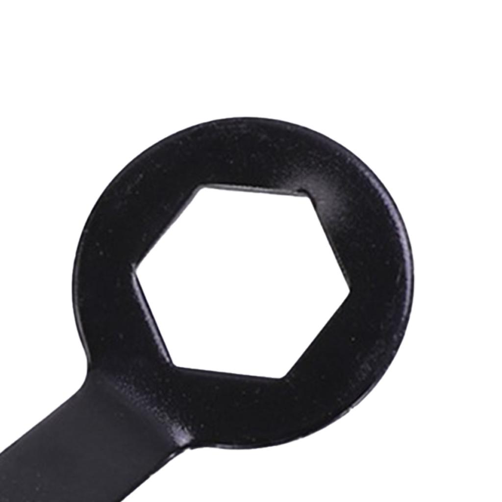 Washing Machine Wrench 5mm Thickness Chrome Vanadium Alloy Steel High Strength Wash Machine Disassembly Spanner Black