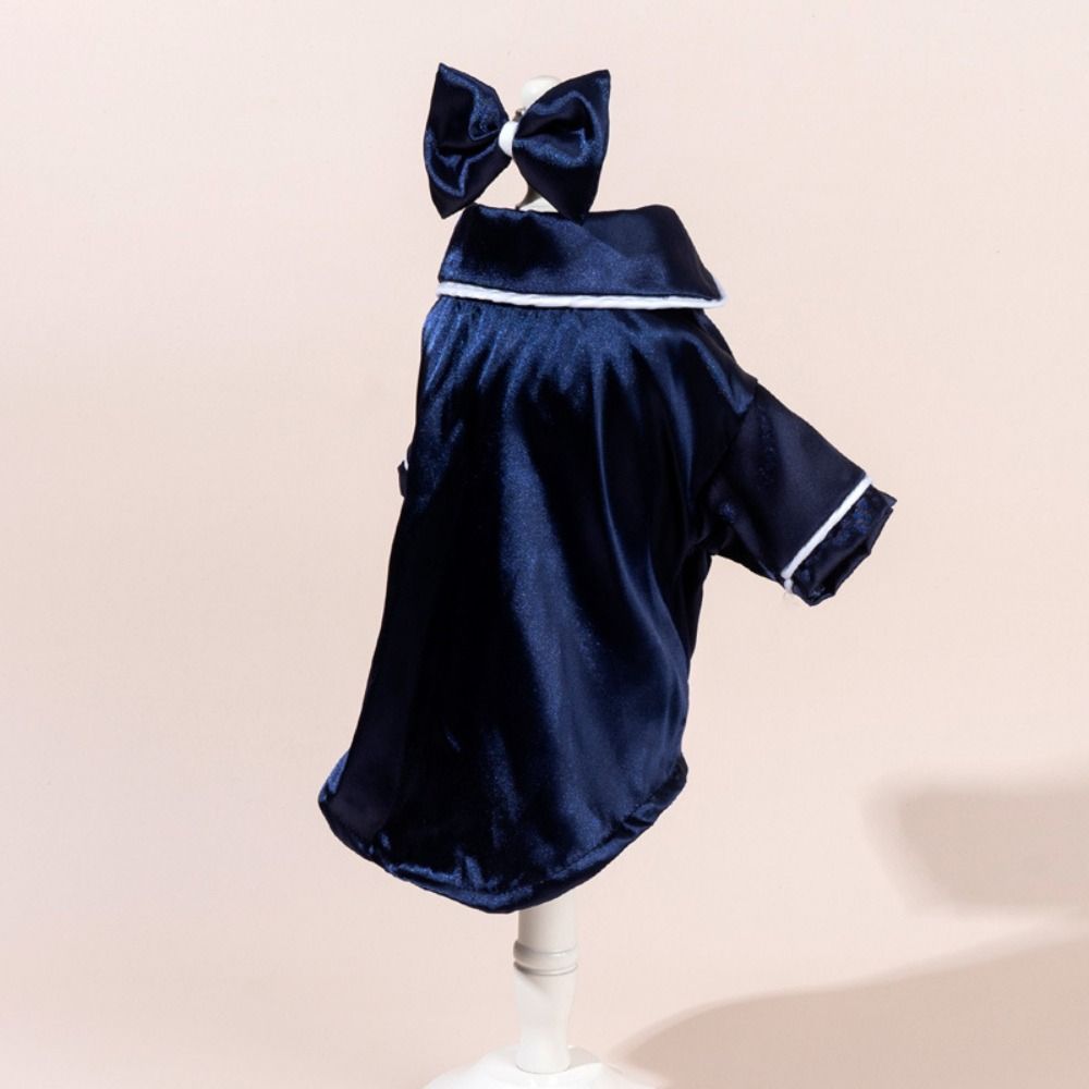 Stylish Soft Pet Silk Pajamas Thin Fabric XS/L Dog Shirt Comfortable Skin-friendly Cat Clothes Daily Wear