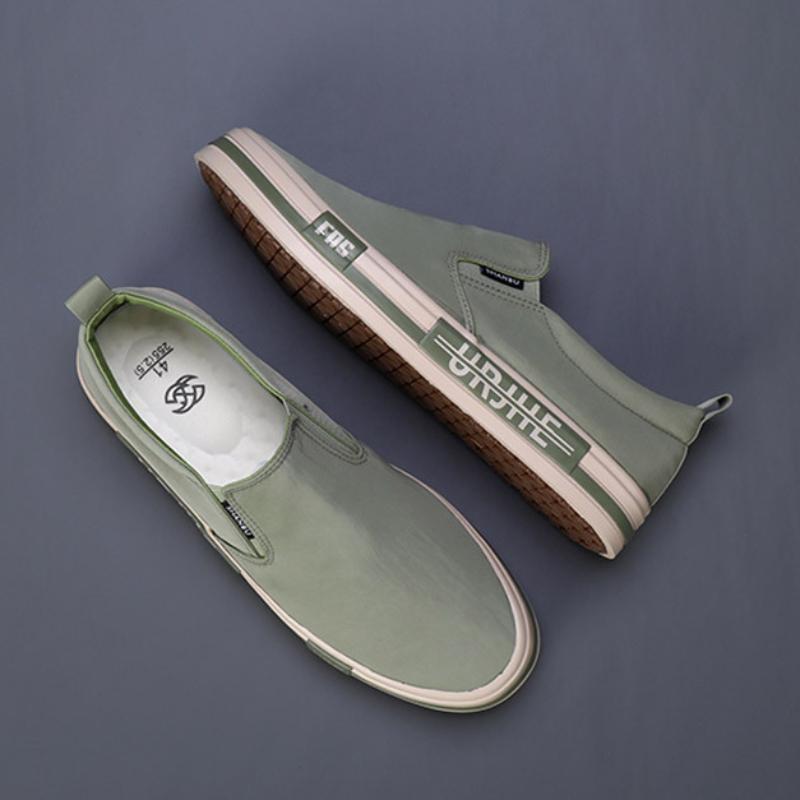 Fashion Mens Casual Shoes Ice Silk Cloth Shoes Loafers Sneakers 2024 New Breathable Flat Walking Shoe Classic Vulcanized Shoes for Men