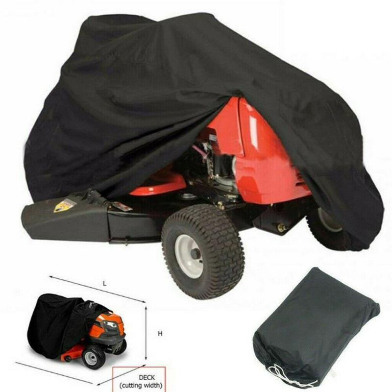 55" Dust Cover Portable Waterproof 210d Oxford Anti-uv/dust/rain For 55 Inch Long Lawn Mower Tractor