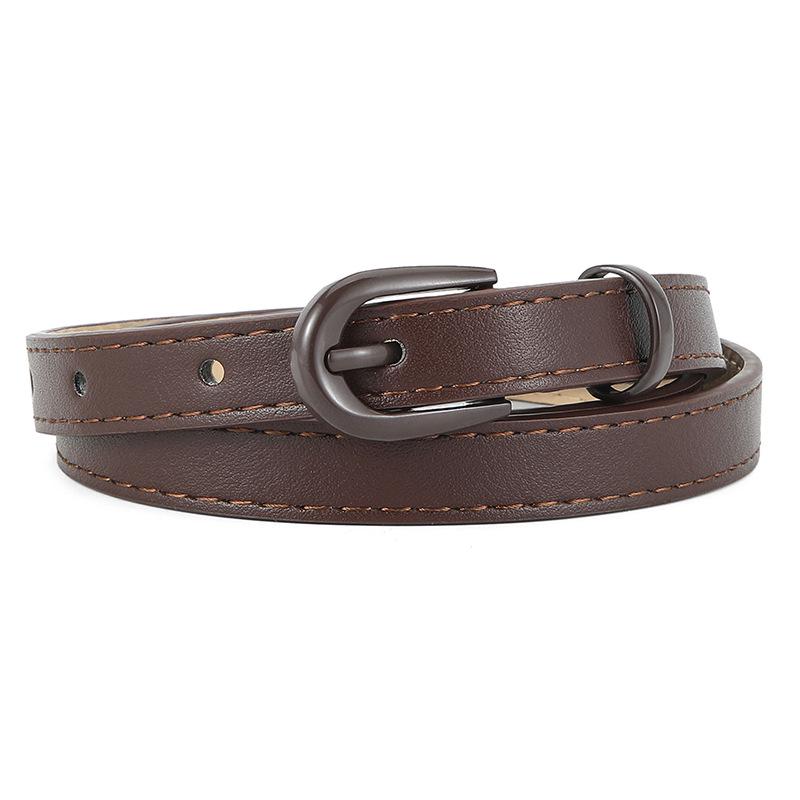 Ceinture coréenne élégante à boucle ardillon pour femme : accessoire de mode polyvalent et décoratif