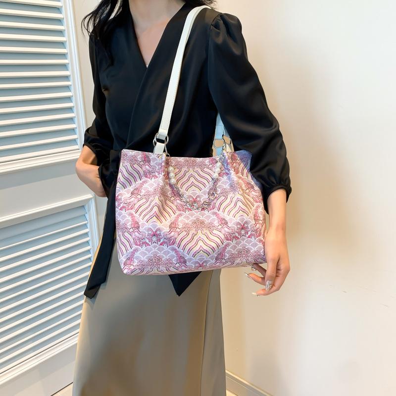 New Style Literary Chinese Style Bag Women Fashion Trend Women One-shoulder Handbag Tote Bag Chain Crossbody Bag