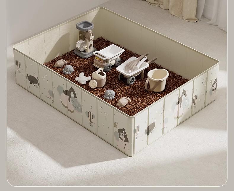 Children's Cassia Seed Sandbox Set - Indoor Play Sand, Shovel, & Digging Tools