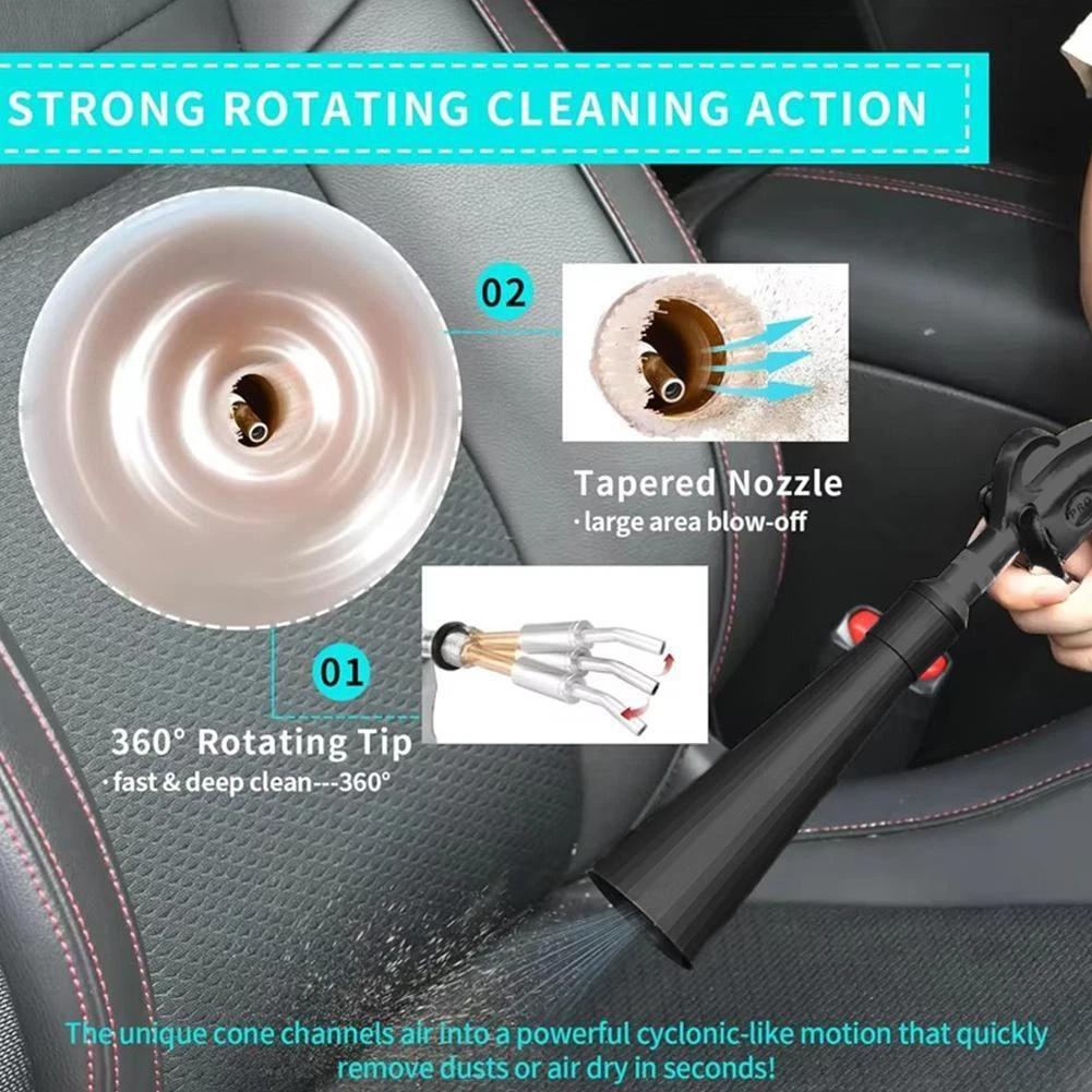 Tornador Air Blow Car Wash Gun 0.4Mpa-10Mpa High Pressure Gun Interior Detailing Cleaning Tools Dust Blowing Dry Cleaning