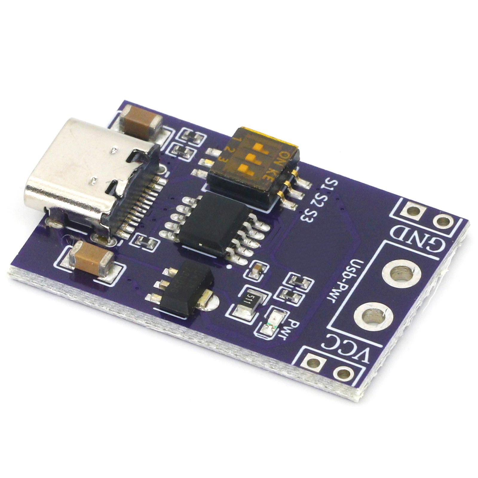 

Тип-C USB швидка зарядка Decoy тригер для телефону Сонячний швидкий зарядний пристрій плата живлення зарядний модуль