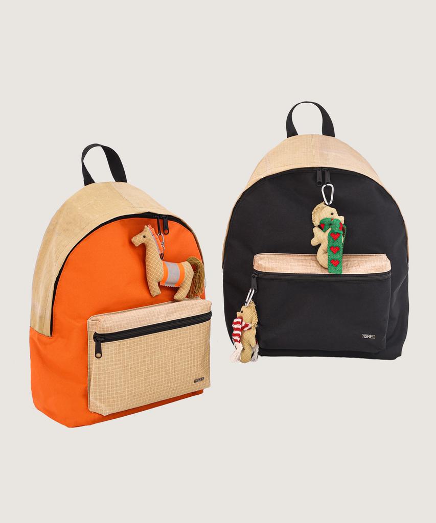 119REO Lucky Set Classic Backpack + Lucky Keyring (Red Horse, Seahorse)