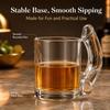 Novelty Wine Glass with Stand - Hand-Blown D-Cup Cocktail Glass for Bachelorette Parties Girls Night Gag Gifts Clear Drinkware for Bar Enthusiasts