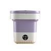 Foldable Washing Machine Portable for Apartment Dorm Laundry purple