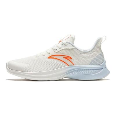 Comfortable Versatile Shock Absorbing Low Top Running Shoes Women Sneaker White Orange 922335501-4