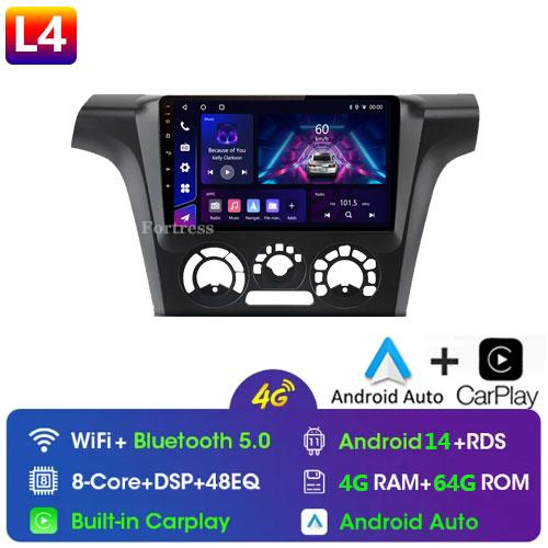2 Din Android 12 Car Radio For Mitsubishi Outlander 1 2002-2008 Multimedia Video Player GPS Navigation Carplay Split Screen DVD