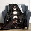 1pc Moon Phases Celestial Blanket, Lightweight Flannel Throw Blanket for Sofa, Bed, Travel, Camping, Living Room, Office, Couch108