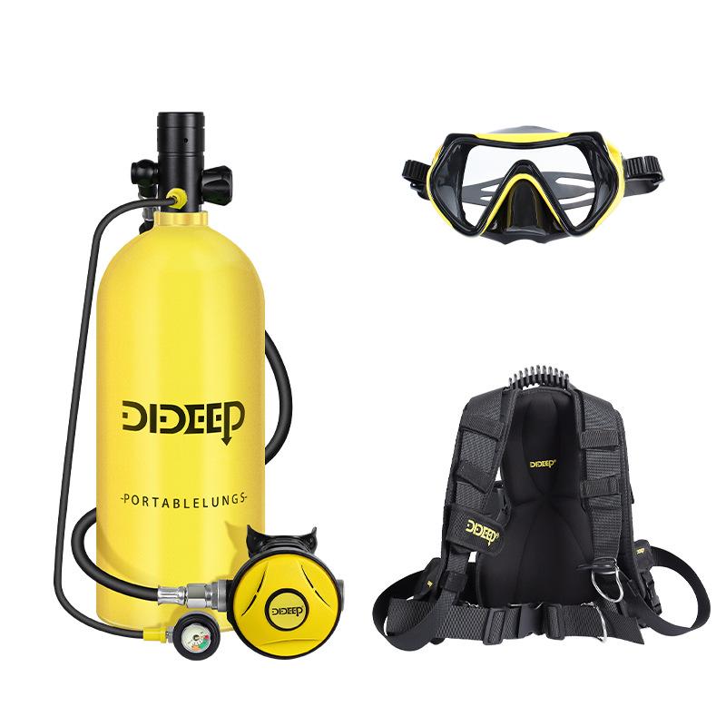 DIDEEP 3L X6000 Diving Snorkeling Regulator with Oxygen Cylinder